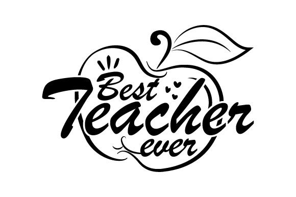 Apple Teacher Best Ever - Fall: A Versatile Graphic for Crafts & Graphics