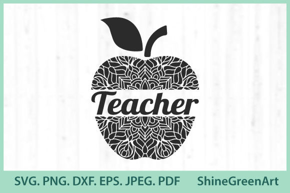 Apple Teacher Mandala Embroidery Design Review