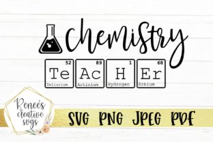 Chemistry Teacher Graphics for Crafts and Digital Selling