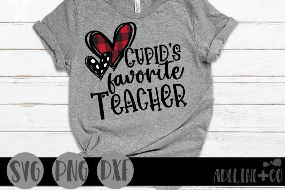 Cupid’s Favorite Teacher Valentine Graphics for Crafts and Creative Projects