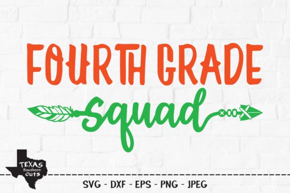 Fourth Grade School Shirt Design – A Versatile Graphic for Crafts and Graphics Projects