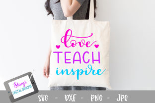 Love Teach Inspire - Teacher Embroidery Design Review
