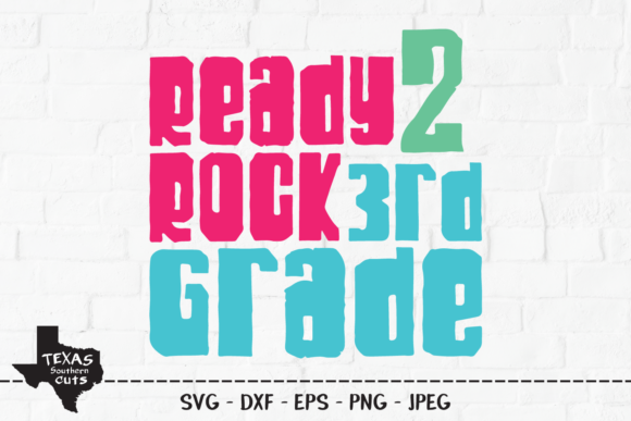 Ready 2 Rock 3rd Grade - School Design for Crafts & Graphics