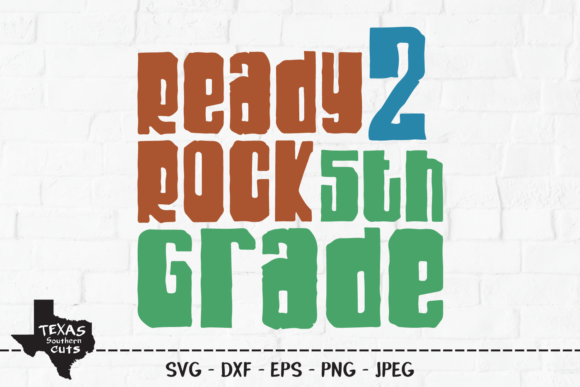 Ready 2 Rock 5th Grade - School Design for Crafts & Graphics