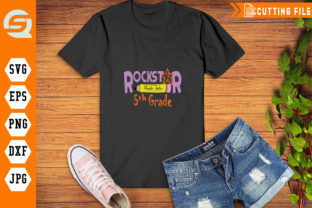 Rockstar Rock into 5th Grade School: A Crafts-Friendly Graphic for Bold Branding