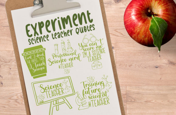 Science Teacher Quotes: A Graphic Design Asset for Creative Content Publishing