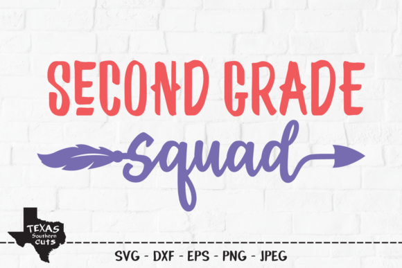 Second Grade - School Shirt Design: A Versatile Graphic for Branding and Crafts