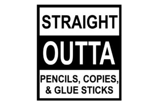 Straight Outta Pencils: A Graphic Design Asset for Creative Crafts and Local Branding