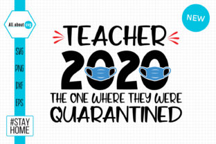 Teacher 2020 Quarantined Graphics for Crafts and Content Publishing