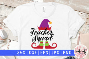 Teacher Elf Squad: A Festive Graphic Design Asset for Crafters