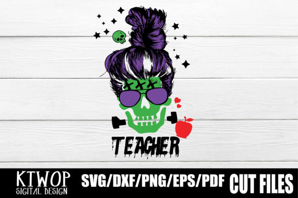Teacher-ster Heart Stethoscope Halloween: A Spooky Graphic for Creative Projects